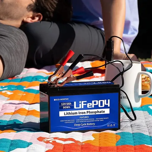 Акумулятор Eco Worthy LiFePO4 12V 8Ah (96Wh), 3000+ циклів - фото 5