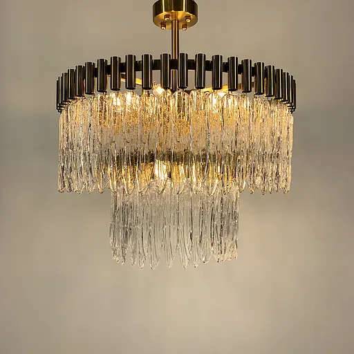 Люстра-реплика Crystal Icicle на 9 ламп (диаметр 60 см) Line.F MJ 187-600 AB - фото 3