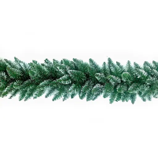 Гірлянда хвойна Hvoya Elegant з плівки зелена з білими кінчиками 3 м