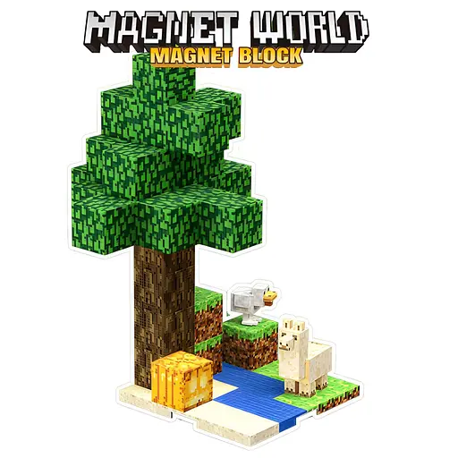 Магнитный конструктор Minecraft Берег реки на 34 детали (Т9905) - фото 2