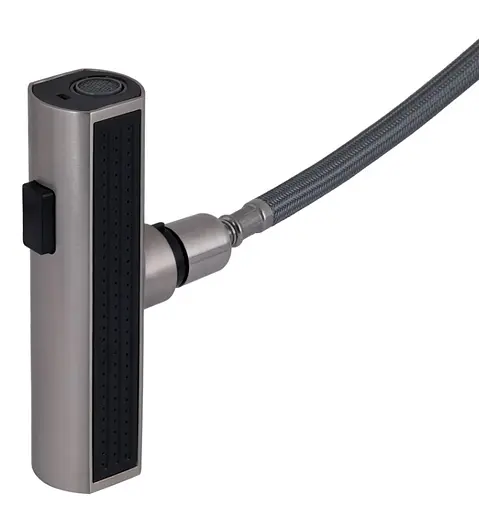 Змішувач для кухні Lidz Aria 015FLT з висувним мультифункціональним виливом-лійкою LDARI015FLTNKS37643 - фото 3