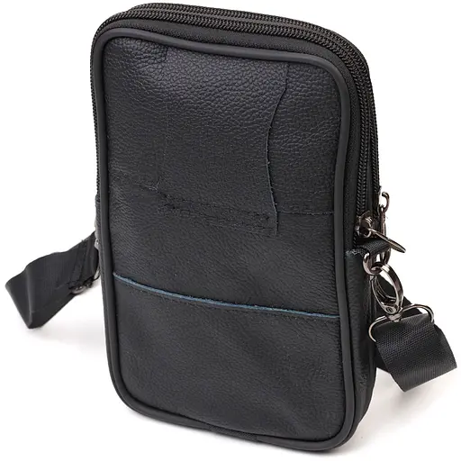 Сумка кожаная мужская Vintage 12х19х3 см sum0022671 - фото 2