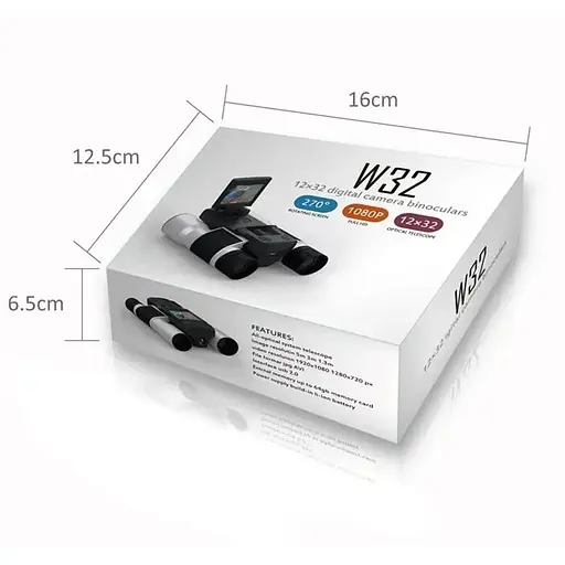 Бинокль Nectronix W32 электронный с камерой и фотоаппаратом 12Х зум Full HD1080P - фото 7