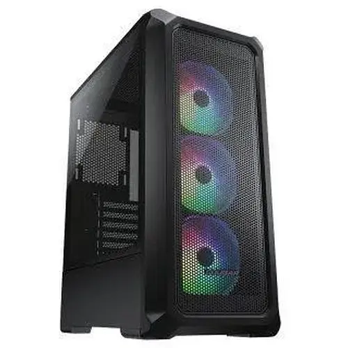 Корпус Cougar Archon 2 Mesh RGB чорний, без БЖ, Mid Tower, ATX / Micro ATX / Mini ITX, 1xUSB 2.0, 2xUSB 3.0, 3x120 мм ARGB Fan, - фото 1