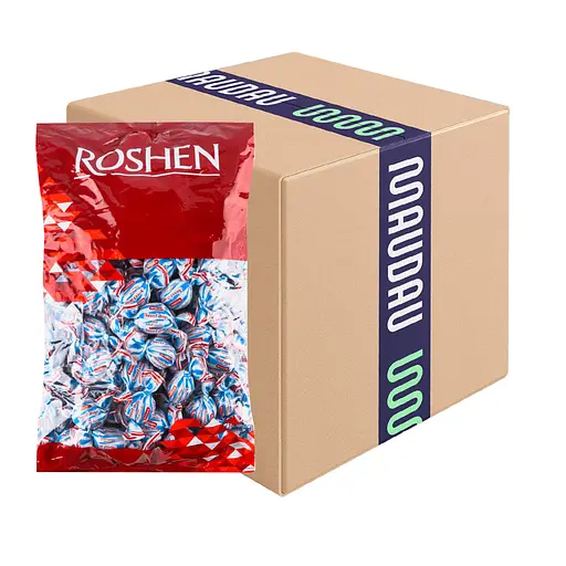 Карамельні цукерки Roshen Молочна крапля 1 кг
