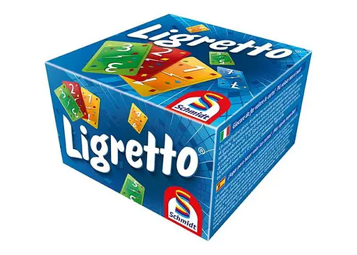 Настільна гра Schmidt Spiele Лігретто синій (Ligretto Blue international) (укр. правила) (IMS0048)