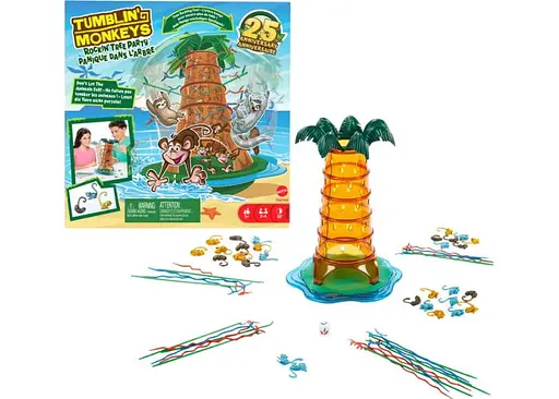 Настольная игра Mattel Обезьянки-акробатки на дереве (Tumblin' Monkeys) (HTW65) - фото 7