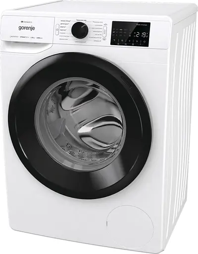 Стиральная машина Gorenje фронтальная 8 кг 1400 A+++ 55 см дисплей инвертор пара Wi-Fi белый - фото 2