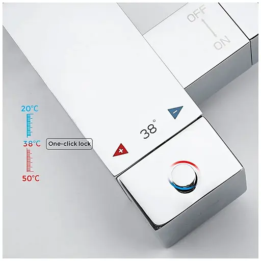 Набір гігієнічного душу прихованого монтажу Gappo G7207-40 з термостатом, хром, Хром - фото 5