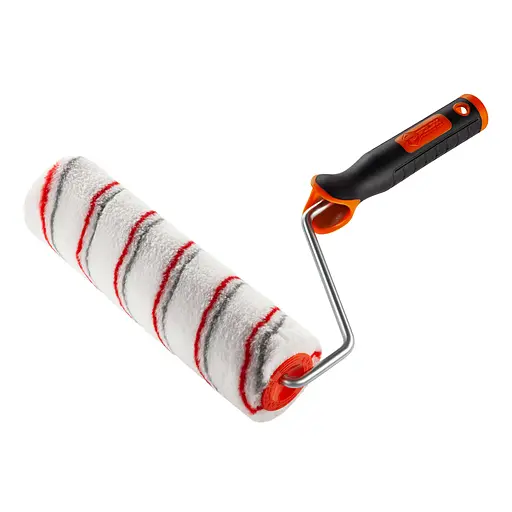 Валик "Мультиколор" 250х48 мм з ручкою Преміум Polax (770-37) - фото 1