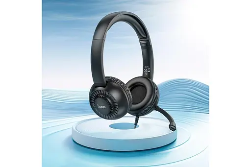 Наушники Hoco проводные с микрофоном всенаправленным W112 Pure Omnidirectional microphone черные - фото 7