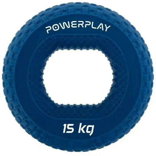 Еспандер кістьовий PowerPlay силіконовий PP-4333 Hand Grip Light 15 кг Синій (PP_4333_Blue_15kg) - фото 1