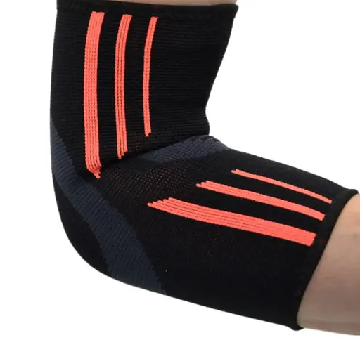 Налокотники Power System PS-6020 Elbow Support Evo Black/Orange (пара) L (PS-6020_L_Black-Orange) - фото 2