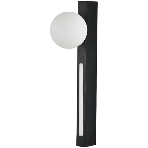 Бра Zuma Line 5905316670747 Lund G9+LED 2x40W+6W 4000K 360Lm IP20 чорний - фото 1