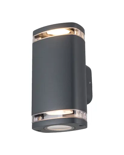 Уличный светильник Kanlux 38887 Zevi GU10 2x10W IP54 серый - фото 1