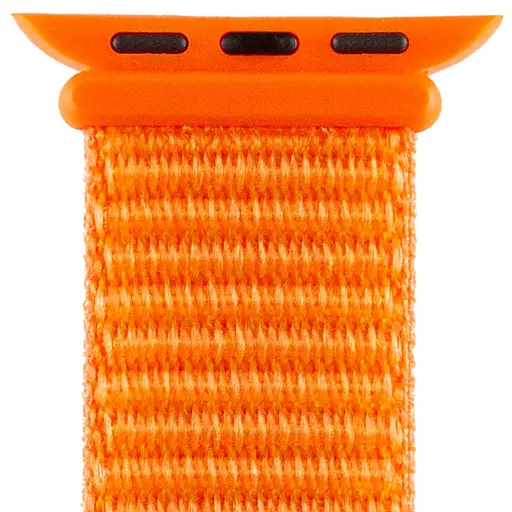 Ремешок Nylon для Apple Watch 38/40/41/42mm(ser.10) Оранжевый / Orange - фото 3
