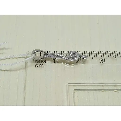 Серебряная подвеска Vegas с фианитами. 30028Р - фото 3