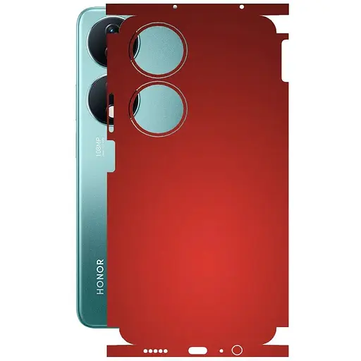 Защитная пленка StatusSKIN для Honor X7b Корпус Винил красная матовая