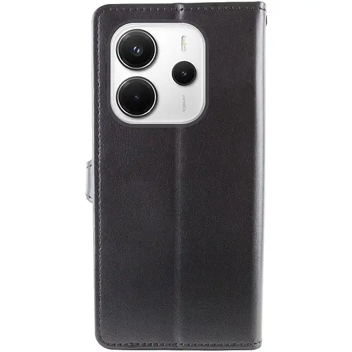 Кожаный чехол-книжка Getman Gallant (PU) для Xiaomi Redmi Note 14 4G (Int. version) Черный - фото 2