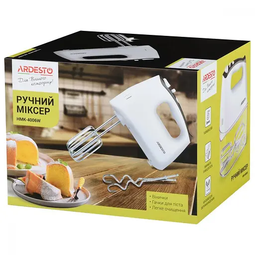 Миксер Ardesto HMK-4006W - фото 9