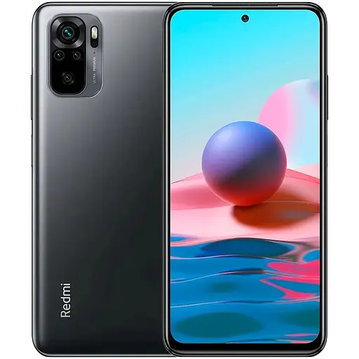Xiaomi Redmi Note 10 128 GB Onyx Gray (Grade C) Seller Refurbished - фото 1