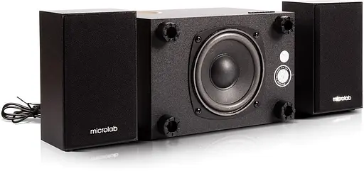 Акустическая система Microlab 2.1 M-105 10Вт Black (M-105) - фото 2
