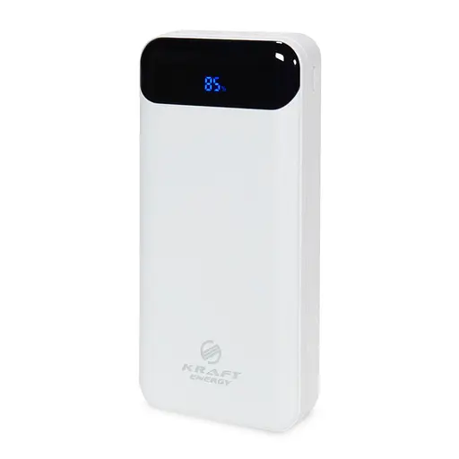 Повербанк 20000 mAh Power Bank Kraft KPB-2020FC White 22.5W QC3.0 (43-00058) - фото 2