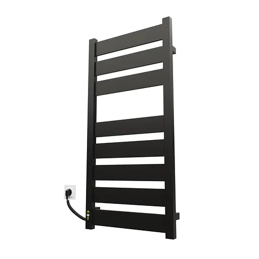 Електрична рушникосушарка Kosser Волз 1000x500 EL тайм. чорний ДВЛ02EL, Чорний матовий, Ліве - фото 1