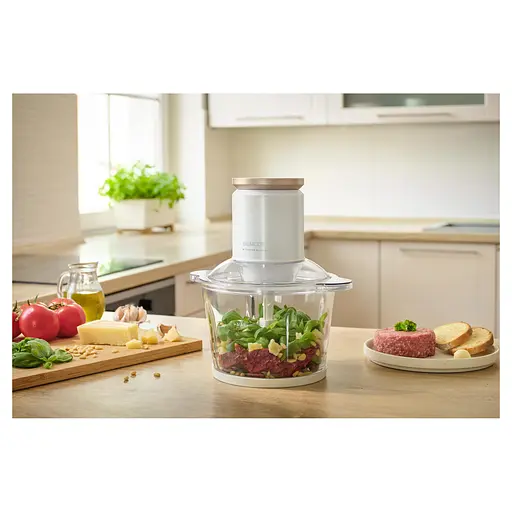Sencor Подрібнювач Sencor, 800 Вт, 6 ліз, чаша-3 л., скло, білий - фото 7