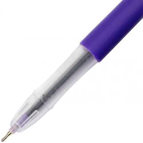Ручка кулькова 7890PR Radius Face pen 0,7мм фіолетова - фото 3
