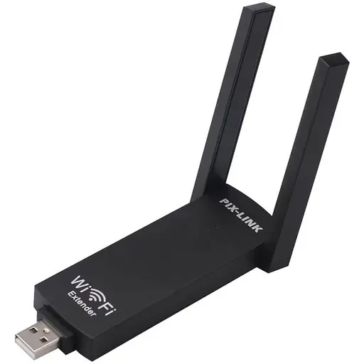 Ретранслятор Wi-Fi Pix-Link LV-UE02 репітер, підсилювач сигналу Black (17609) - фото 1