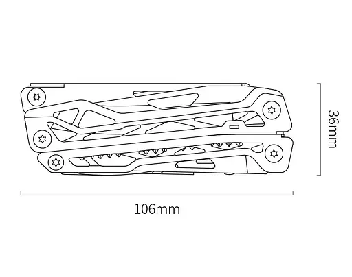 Мультитул Xiaomi NexTool (KT5024/NE0123) - фото 8
