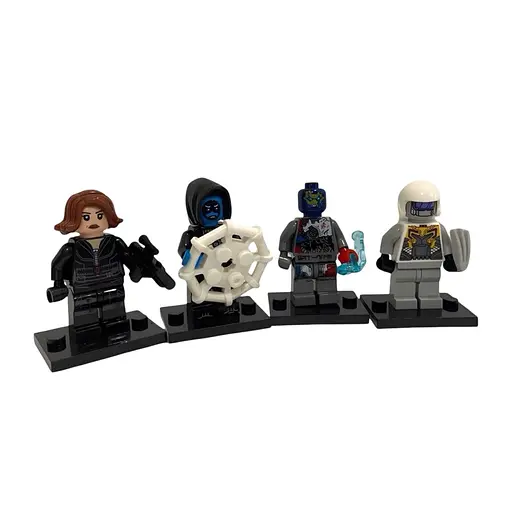 Набор игровых фигурок Мстители 4 шт. с оружием (2701) - фото 4