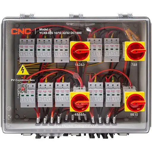 Панель отключения PV CNC 10in-10out, IP66