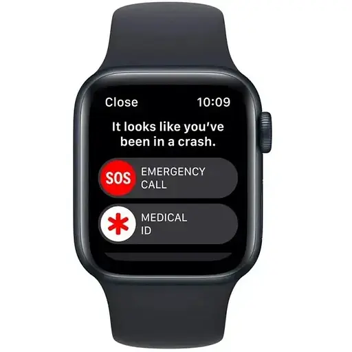 Apple Watch SE 2 40mm GPS Midnight Aluminium Case Midnight Sport Band MNT83 M/L A2722 (MNT83) - фото 5