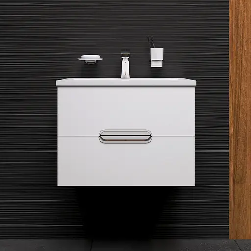 Тумба подвесная AM.PM Spirit 60 см с умывальником (M70-FUX0602-WC0602-38) - фото 2