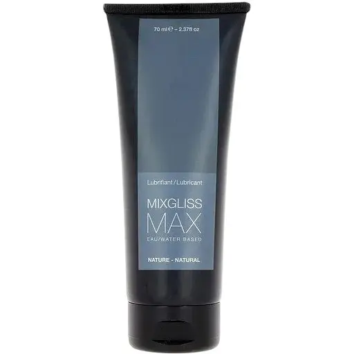 Анальна гель-змазка MixGliss Max Nature на водній основі з екстрактом алое 70 мл