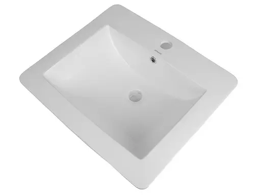 Умивальник Newarc Slim 53x46 білий 121053W, Білий - фото 3