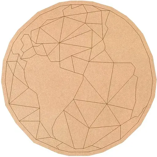 Основа для декорування панно-мозаїка Rosa Talent Земна куля 1 МДФ 40х40 см