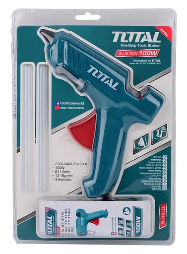 Клейовий пістолет TOTAL TT101116 100 Вт, 11.2 мм - фото 2