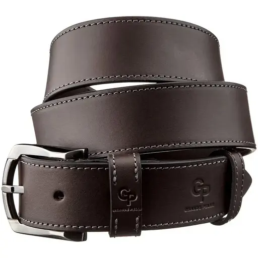 Ремінь шкіряний Grande Pelle чоловічий 115х3,8 см acs0014870 - фото 1