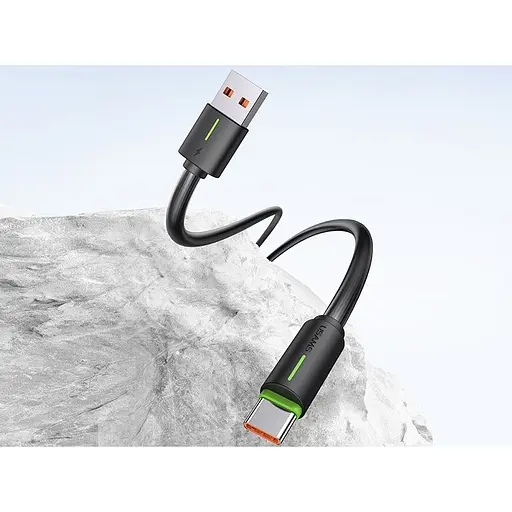 Кабель Usams SJ732 USB-A to USB-C 18W 1m Black (SJ732USB01) [138974] - фото 7