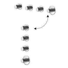 Термостат для душу/ванни Paffoni Modular Box chrome MDE019CR+MDBOX019, Хром - фото 7