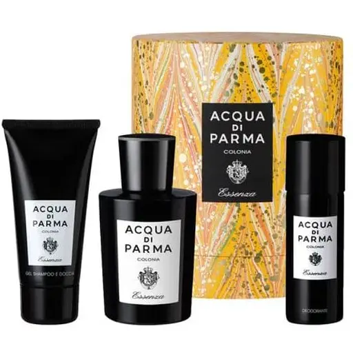 Набаор Acqua di Parma Colonia Essenza Одеколон 100 мл + 75 мл Гель для душа + 50 мл Дезодорант - фото 1