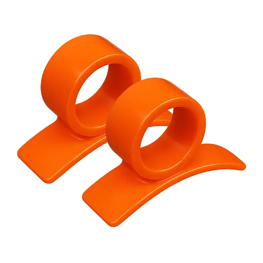 Набор ножей для быстрой чистки цитрусовых апельсинов, мандаринов, лимонов 2 шт., Kitchette Оранжевый 87132 - фото 1