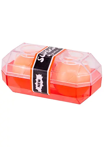 Вагінальні кульки SuperSoft Orgasmus Balls, 3.5 см, бежевий - фото 4