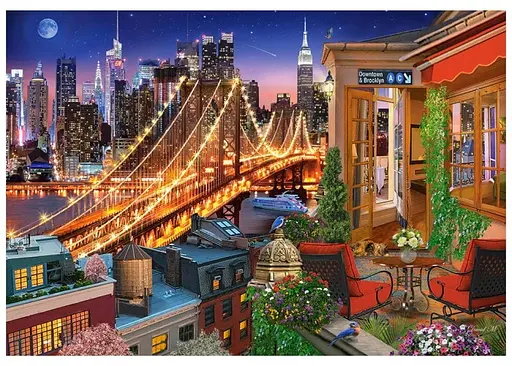 Пазл Castorland Огни Бруклинского моста 1000 эл. (C-104598) - фото 2