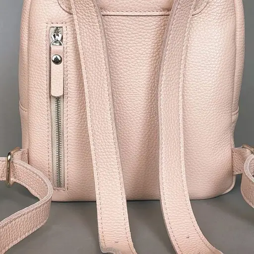 Кожаный рюкзак Groove S пудровый - фото 7