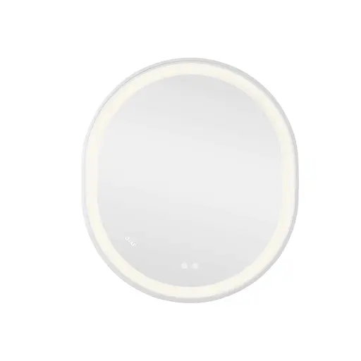 Дзеркало Qtap Gemini 800x700 з LED-підсвічуванням Touch, з антизапотіванням, з димером температури кольору (3000-6500K) Reverse QT2578R8071W - фото 4