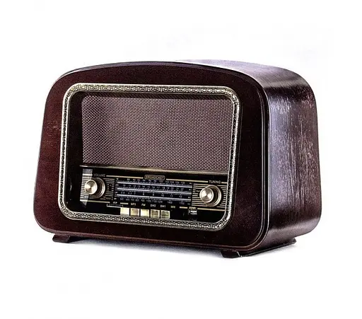 Ретро радио проигрыватель Daklin Европа с подсветкой дерево Орех (RP-050A) - фото 3